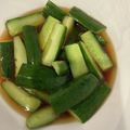 105♡'s cooksnap of when they made 漬け時間なしきゅうり中華風ごま酢浅漬け.