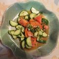 yobibaa's cooksnap of when they made きゅうりトマト大葉の万能和え♡.