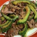 ゆりはるみ♡'s cooksnap of when they made ゴーヤ♡牛肉のオイスターソース炒め.