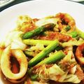 まみお✳'s cooksnap of when they made ご飯が進む！烏賊キャベツの焦がし味噌炒め.
