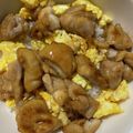 竹富島で会いましょう's cooksnap of when they made フライパンで簡単に♪焼鳥マヨたま丼♬*゜.