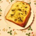 yesmama's cooksnap of when they made ✽バジルバターのトースト✽.