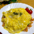 ルパンのかあさん☆彡's cooksnap of when they made 失敗なし！とろとろ卵のオムライス！.