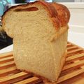をなべ's cooksnap of when they made やわらかもっちり食パン「おかあパン」.