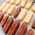 ayu♡923's cooksnap of when they made バレンタイン＊簡単2色ちんすこう❤︎.