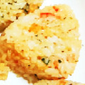 ぱくぱく子's cooksnap of when they made 揚げ玉と桜えびで天むす風 悪魔のおにぎり.