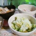 今日の勝家御膳's cooksnap of when they made 【マヨなし】おからアボカドポテサラ風.