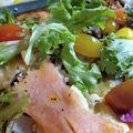 Joykiki_ST's cooksnap of when they made 三つ葉とスモークサーモンのサラダピザ.