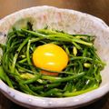 ぽんこ♡'s cooksnap of when they made 簡単 花ニラ（芽ニラ）のユッケ.