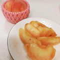 ハルノンママ's cooksnap of when they made 柔らかい桃の切り方 桃の扱い方♪.