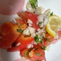 初心者モト's cooksnap of when they made トマトのうま塩レモンマリネ【作り置き】.