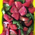 みみりん♪♪'s cooksnap of when they made オクラとトマトの塩昆布合え.