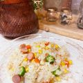 青空にうかぶくも's cooksnap of when they made おうちランチ「小学校給食風ピラフ」.