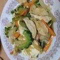 作って食べるだけマン's cooksnap of when they made 『めんつゆで簡単♡』ゴーヤチャンプル.