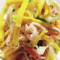 つっ君's cooksnap of when they made 生食南瓜コリンキーのシャキシャキサラダ.