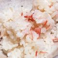 犬好き、ななんです。's cooksnap of when they made 白だしで簡単♪カニカマご飯～☆.