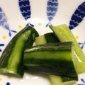 サンP's cooksnap of when they made 【串にさしたらお祭り気分】きゅうり１本漬.