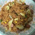みりん調味料's cooksnap of when they made アレンジ！チキンラーメン焼きそば.