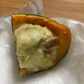 hina＆coMAM's cooksnap of when they made 坊ちゃん南瓜の丸ごと豆乳クリームグラタン.