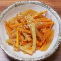 YCHキッチン's cooksnap of when they made にんじんと大根のきんぴら.