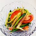 あっこ姉's cooksnap of when they made トマトときゅうりと茗荷のサラダ.
