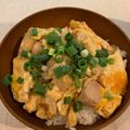seina___'s cooksnap of when they made ふわとろ卵＊めんつゆで作る！親子丼.