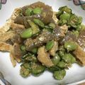 北京パンダ's cooksnap of when they made きゅうりと油揚げの胡麻酢和え.