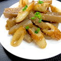 ルぴあ's cooksnap of when they made ちくわとこんにゃくの柚子胡椒炒め.