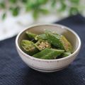 まろんかふぇ's cooksnap of when they made オクラの胡麻和え.