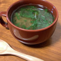 まなポコ's cooksnap of when they made えのきと大葉のさっぱりスープ.