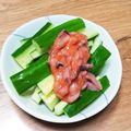 NAOばあさん's cooksnap of when they made きゅうり＋イカの塩辛＝(≧▼≦).