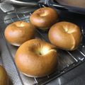 ぶるーぽぴー's cooksnap of when they made つくしぐみ印のプレーンベーグル。.