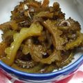 きんぐふぃっしゃー's cooksnap of when they made 苦くない＆簡単！ゴーヤの佃煮♬.