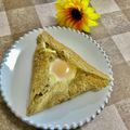 pebblee's cooksnap of when they made ガレット～そば粉のクレープ～.