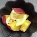 シビリキン's cooksnap of when they made さっぱりデザート♪サツマイモのレモン煮.