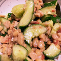 67luna's cooksnap of when they made ＊納豆きゅうりの梅和え＊.