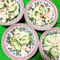 ふたごゆき's cooksnap of when they made ゴーヤとサラダチキンの胡麻マヨサラダ.
