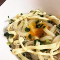 なーなちゃん's cooksnap of when they made 冷たいうどん！釜卵しらす醤油マヨネーズ.