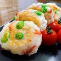 YukokO＿'s cooksnap of when they made お弁当おかず　はんぺんの彩りだんご.