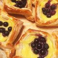 ぽちょみ's cooksnap of when they made ＊ブルーベリーカスタードパイ＊.
