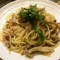 ベティ３'s cooksnap of when they made ☆栄養満点！鯵とキノコの和風しそパスタ☆.