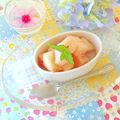 hikarin♪'s cooksnap of when they made 夏☆スイカ、桃、メロン凍らせてみて♪.