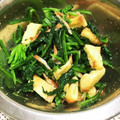 フジぽん's cooksnap of when they made 揚げと桜エビ入りほうれん草のごま和え.