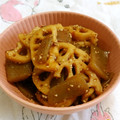 赤い電話's cooksnap of when they made れんこんとこんにゃくの甘辛炒め.