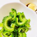 kinniko's cooksnap of when they made 塩と砂糖でゴーヤの苦味抜き.