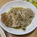 ポメちょん's cooksnap of when they made 驚くほどしっとり柔らか！ハーブチキン.