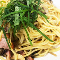 クックミッコ☆'s cooksnap of when they made きのことベーコンほうれん草の和風パスタ♪.