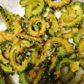 ほのぼのいっこ's cooksnap of when they made やめられない♪とまらない♪ゴーヤチップス.