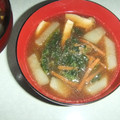 きらり流れ星's cooksnap of when they made うち豆とわかめの味噌汁.