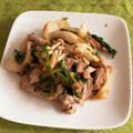 Mamissima's cooksnap of when they made 豚とキノコのパセリ炒め.